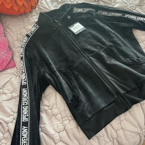 Opening Ceremony Black Velour Tracksuit Large With Tags